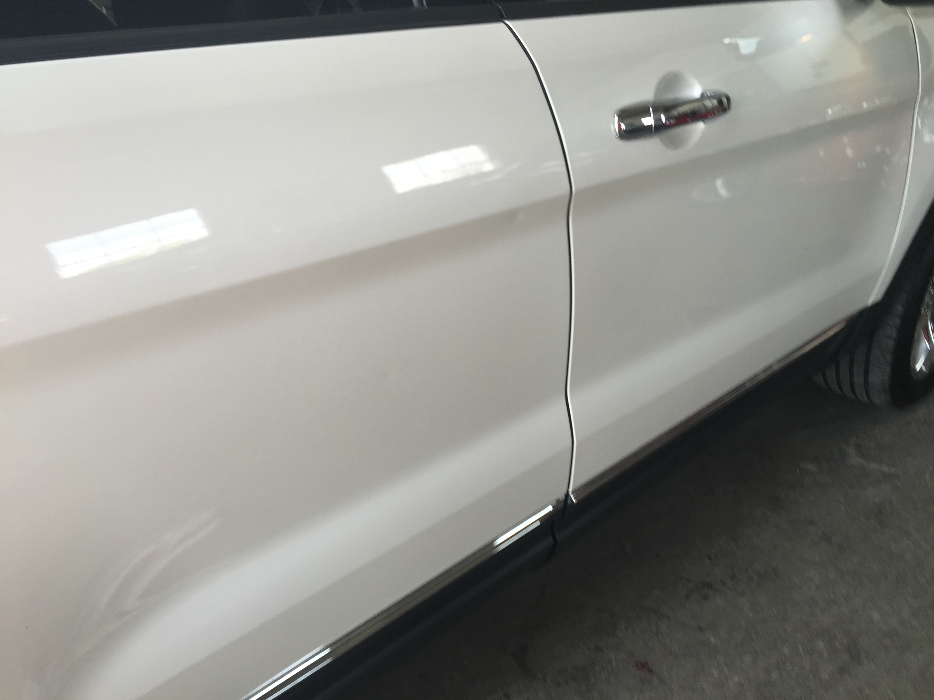 2014 Ford Explorer XLT Tri Coat White, Paintless Dent Repair Springfield IL, Pana IL Taylorville IL