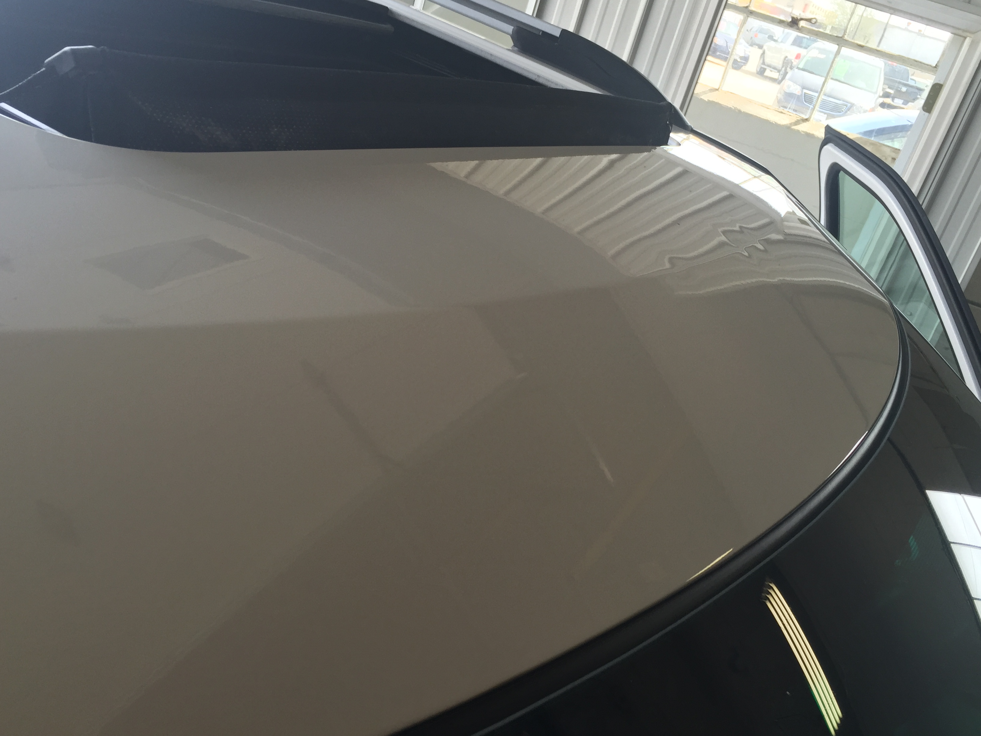 2014 Ford Explorer XLT Tri Coat White, Paintless Dent Repair Springfield IL, Pana IL Taylorville IL, Roof Dents