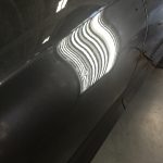 2015 Chrysler 200 Gray Metallic | Dent Removal On Passenger Side Rear Door. Work was done by Michael Bocek from 217dent.com. Go to http://217dent.com an estimate, or for more information about paintless dent removal