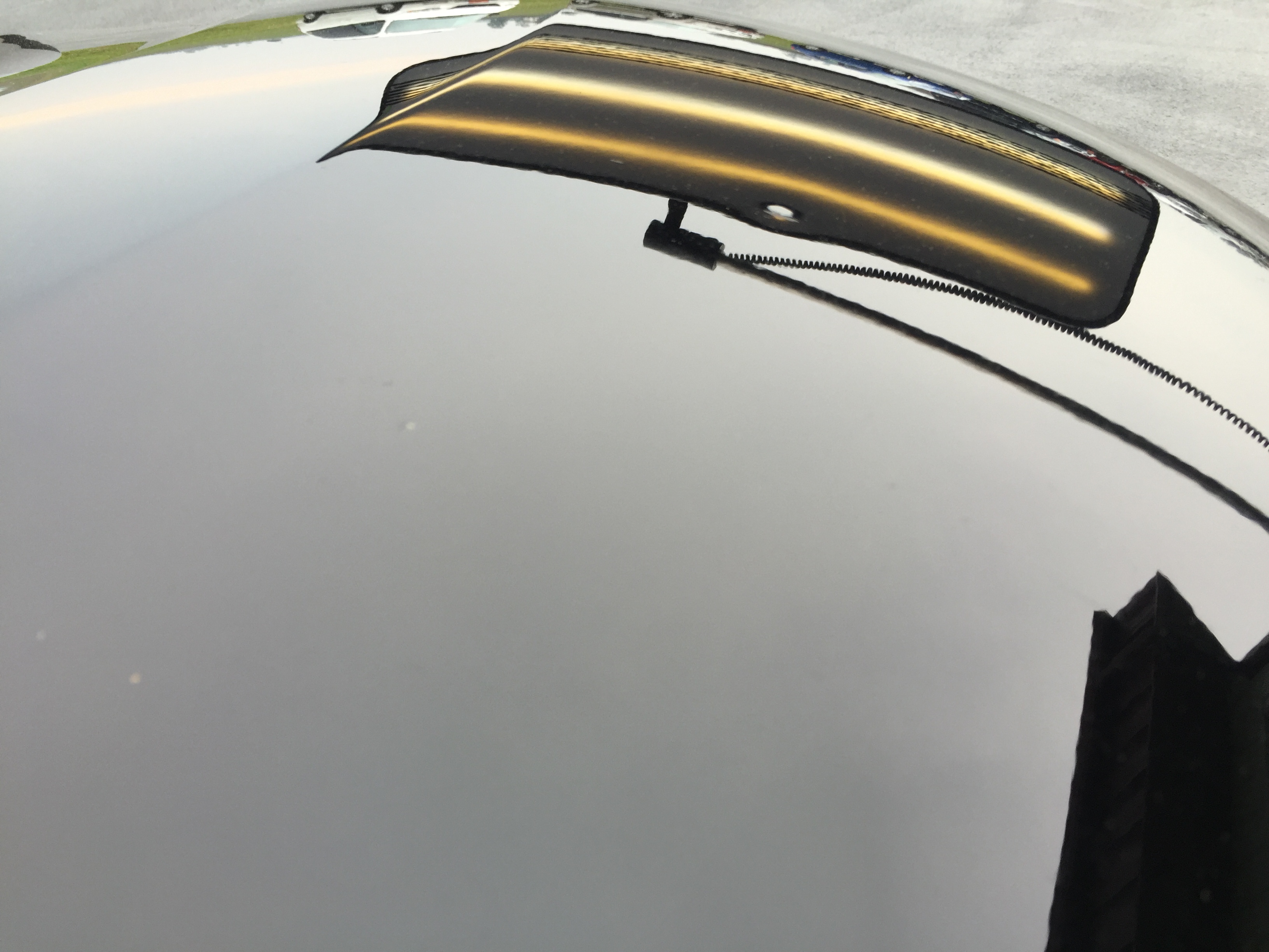 2012 Black Veloster hood dent. Work was done by Michael Bocek from 217dent.com. Go to http://217dent.com an estimate, or for more information about paintless dent removal.