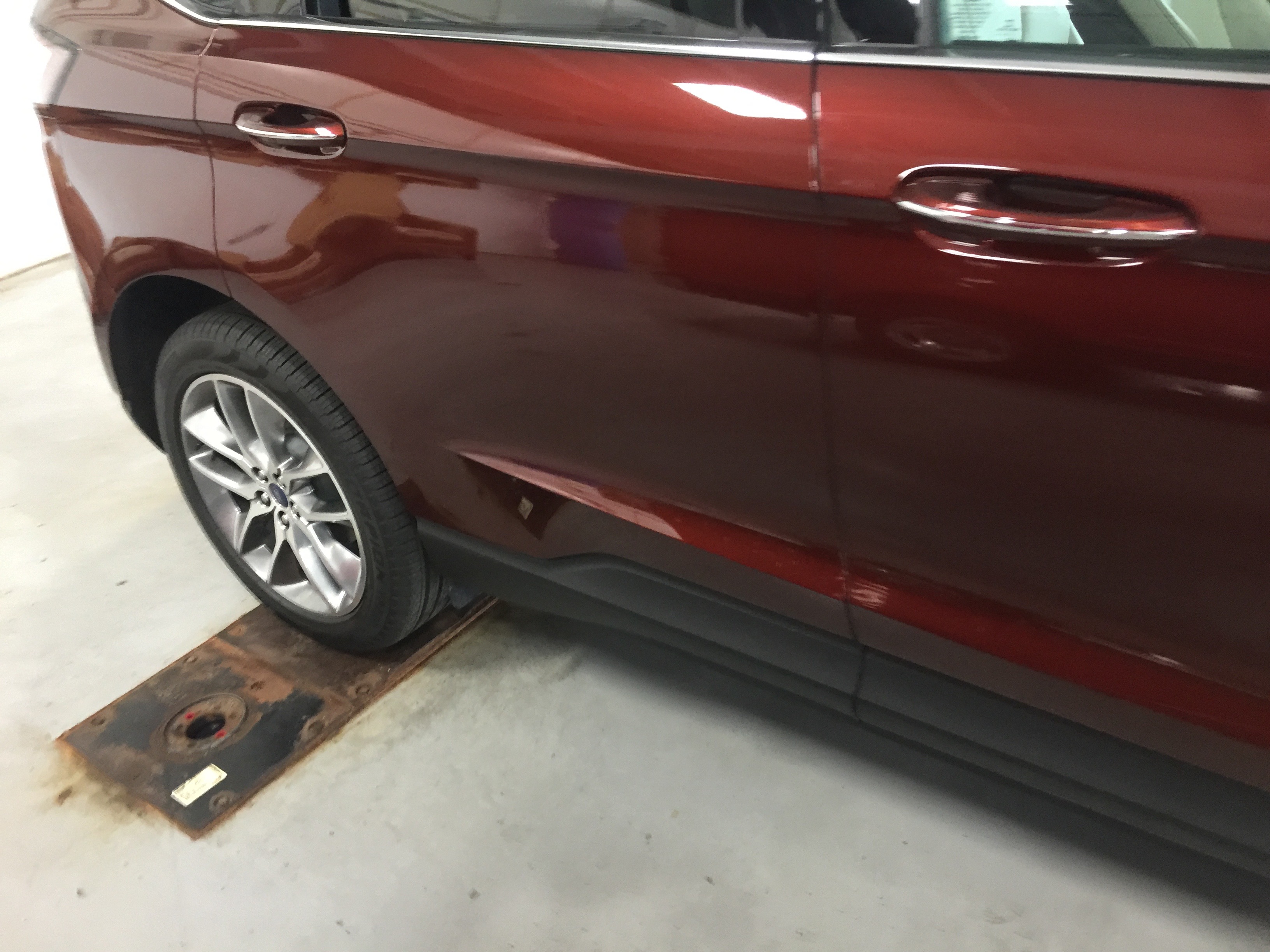 2016 Ford Edge Dent Repair Springfield IL http://217dent.com Passenger Rear Door, Dent Removal By Michael Bocek