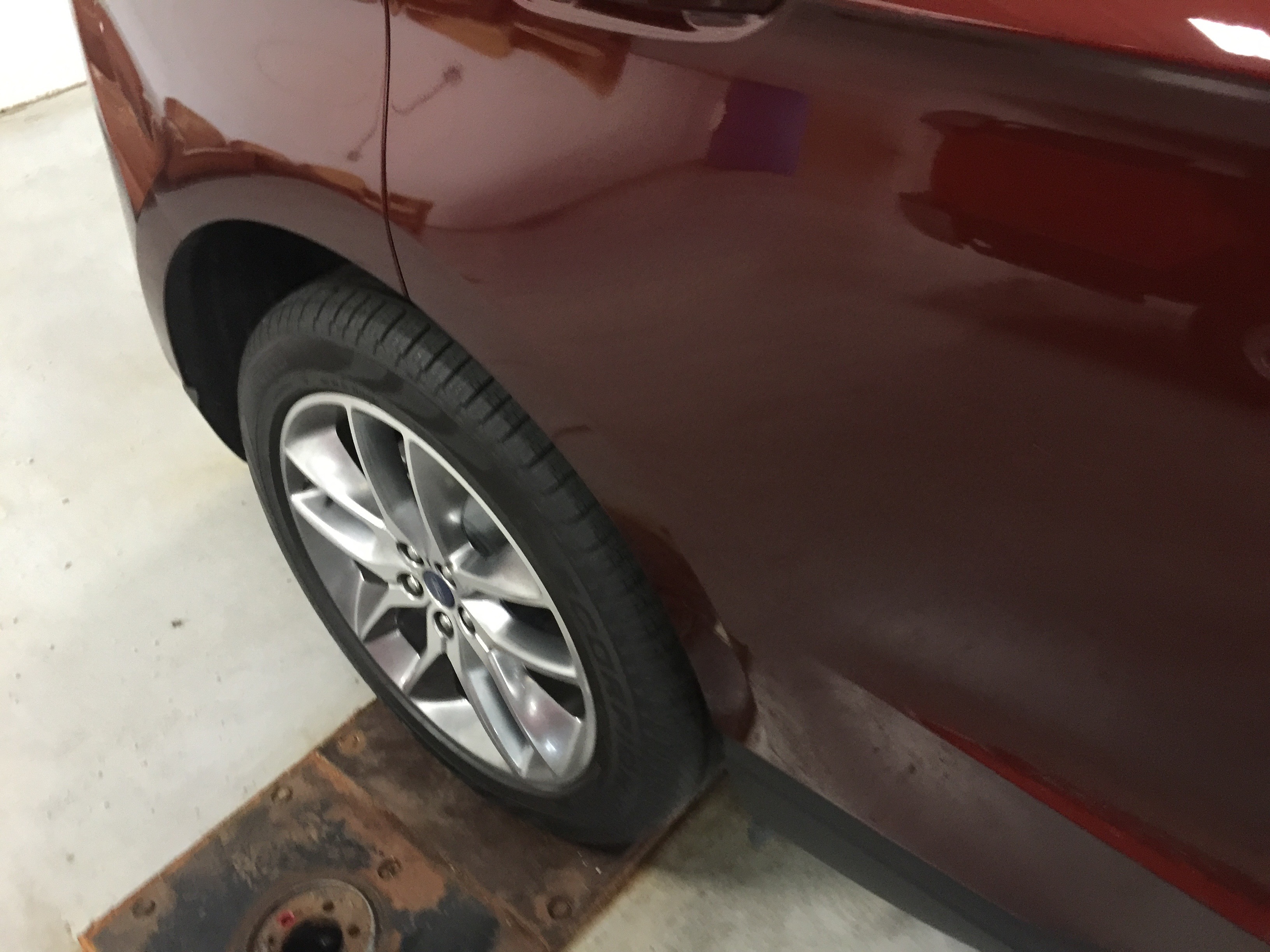2016 Ford Edge Dent Repair Springfield IL http://217dent.com Passenger Rear Door, Dent Removal By Michael Bocek