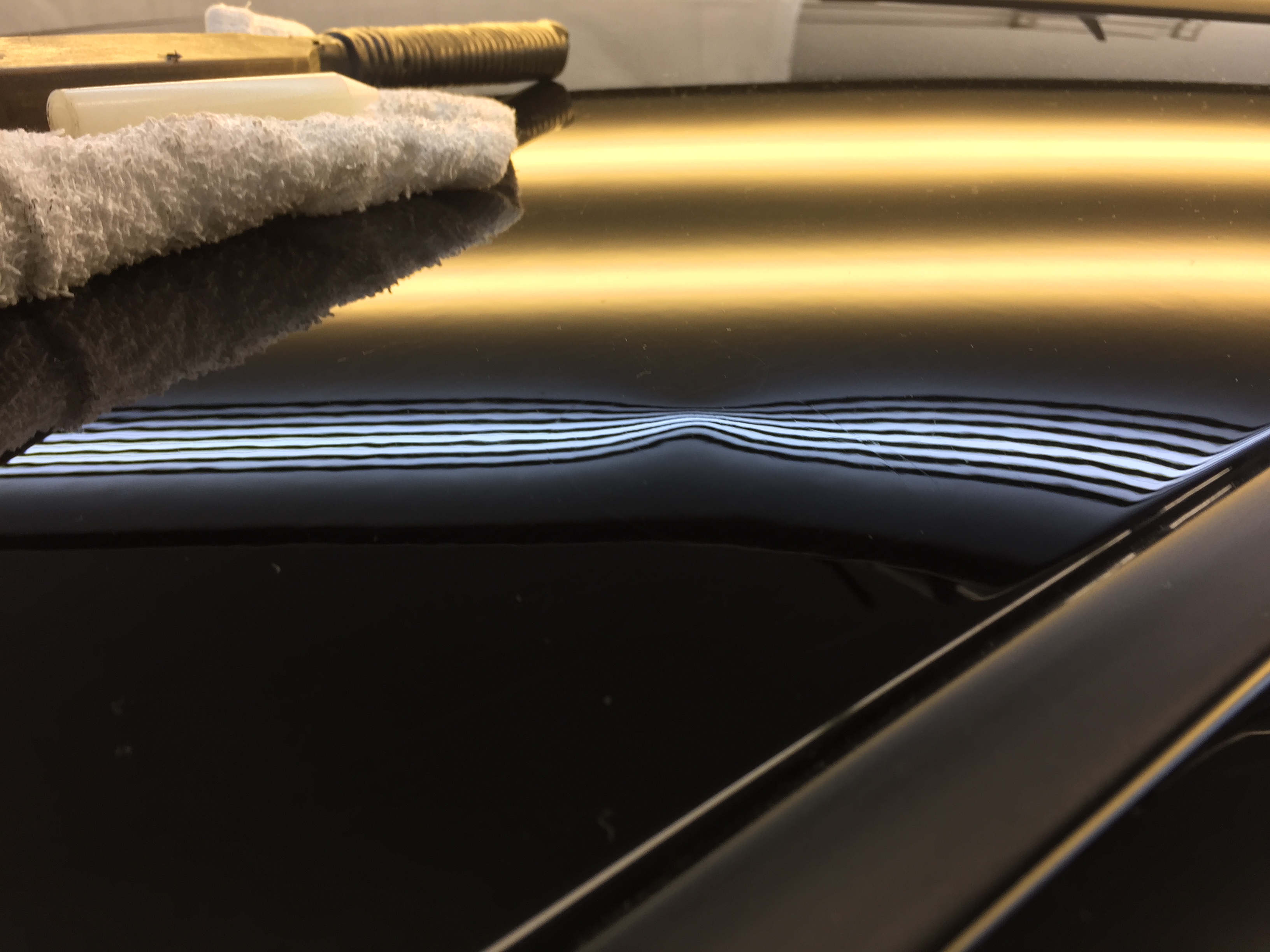 2015 Chevy Impala Large Dent Repair on Roof, Paintless Dent Repair Springfield, IL. Http://217dent.com