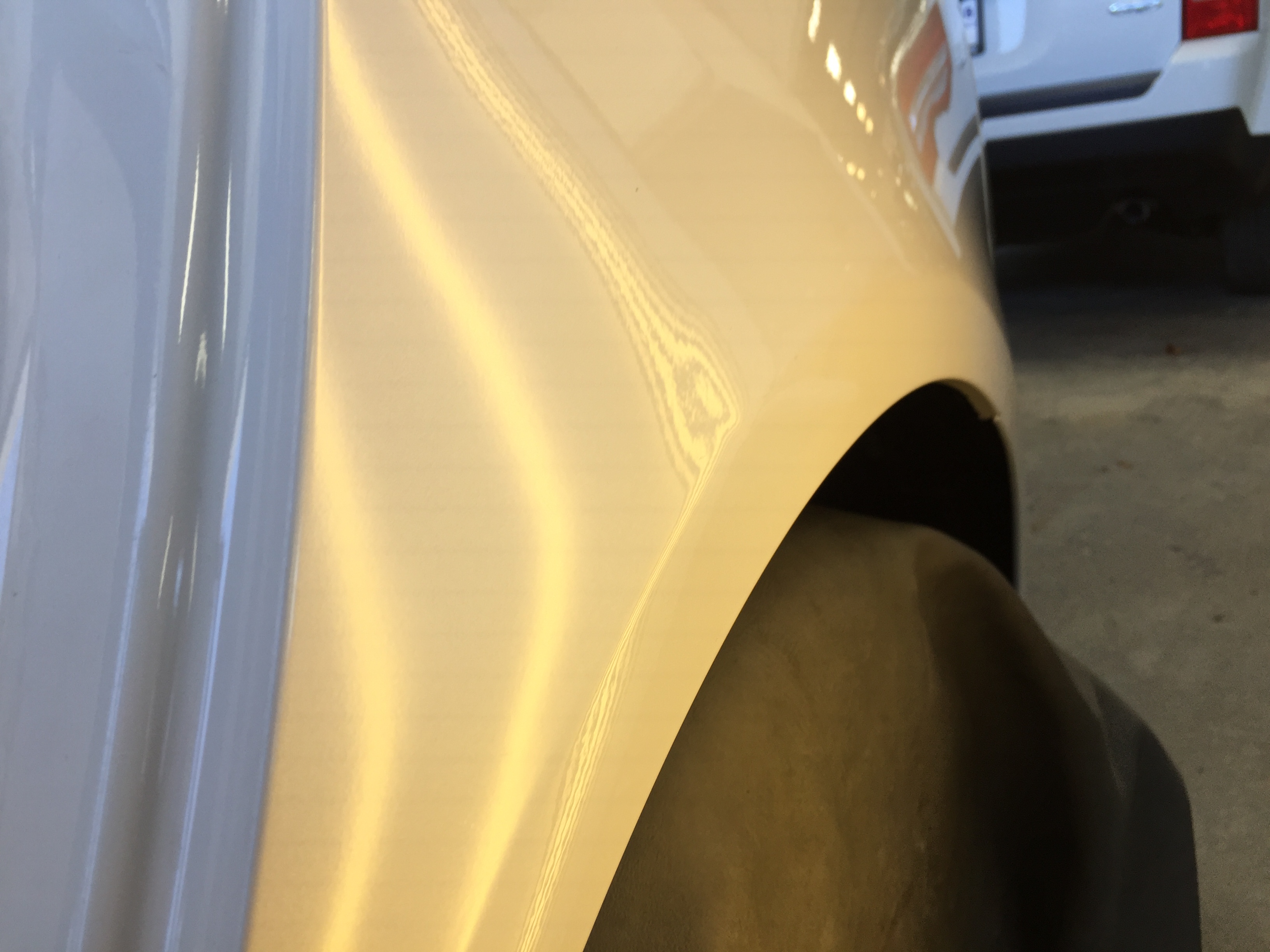 2016 Ford Fusion Dent Removal, Springfield, IL. http://217dent.com, Paintless Dent Repair Rear Quarter