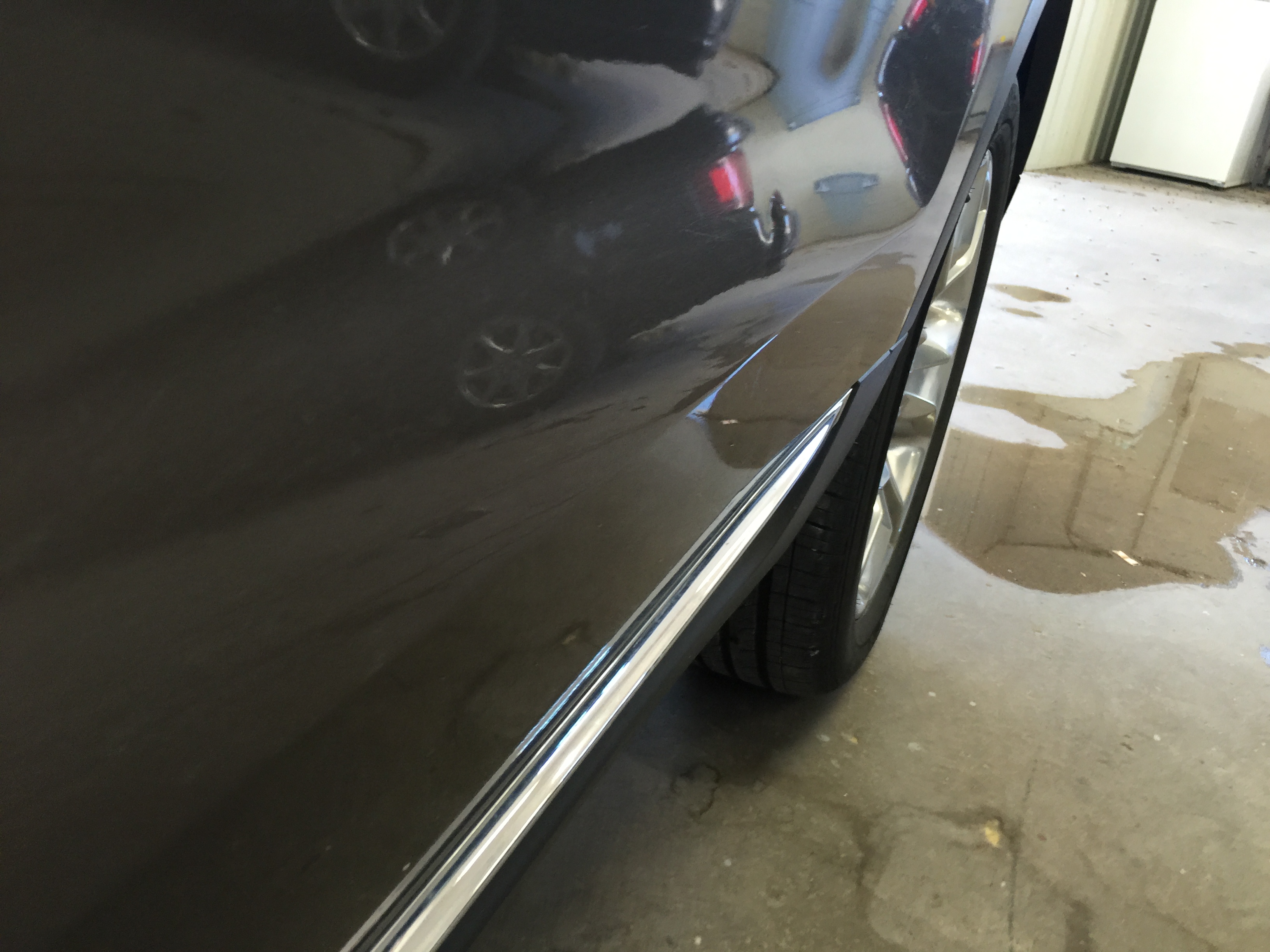 Mobile Dent Repair Springfield IL, 2015 Ford Explorer Drivers Side Rear Door, Dent Removal http://217dent.com
