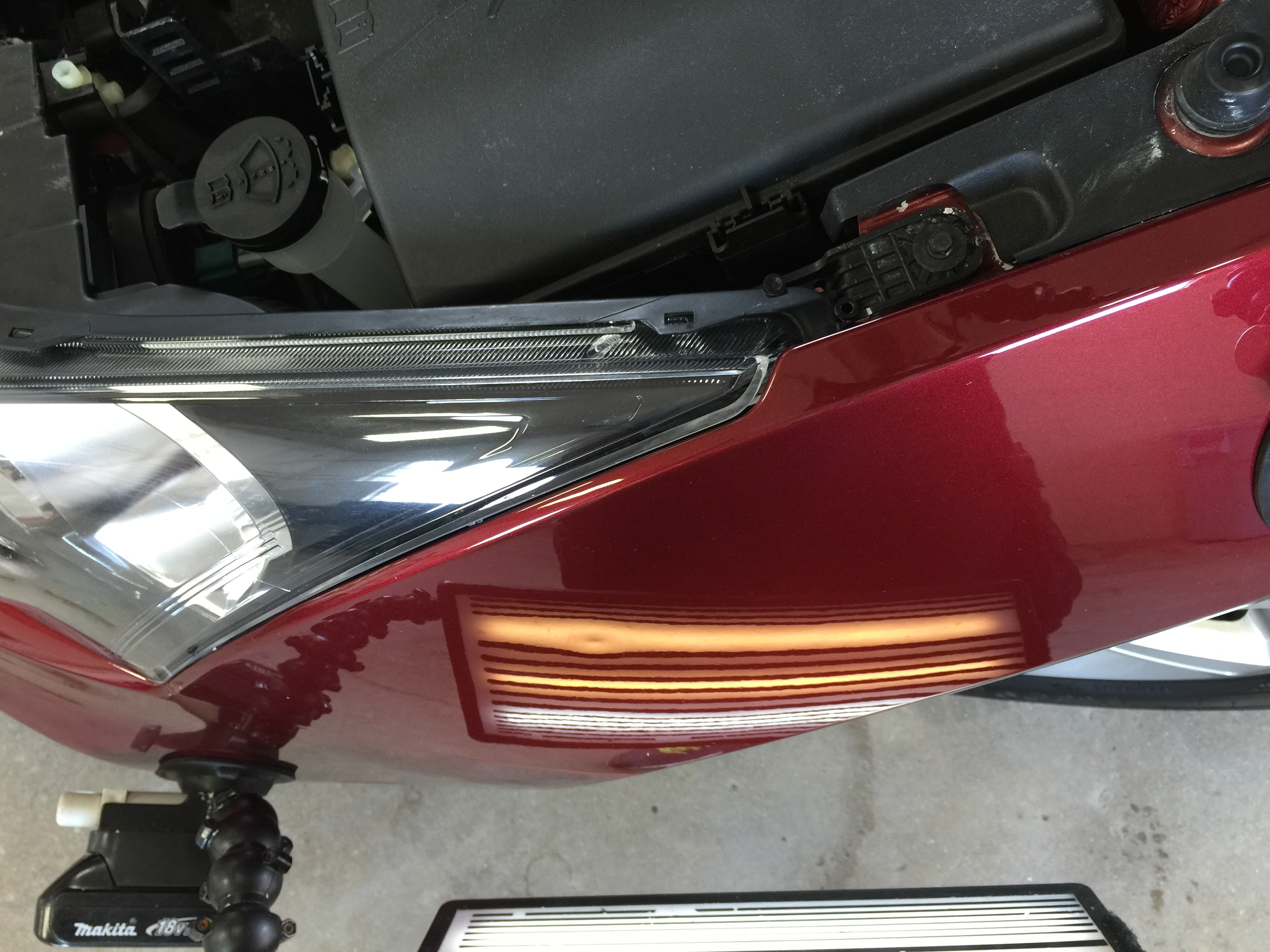 2015 Chevy Cruze Dent Removal on Drivers Fender | Dent Repair | Springfield, IL. Http://217dent.com