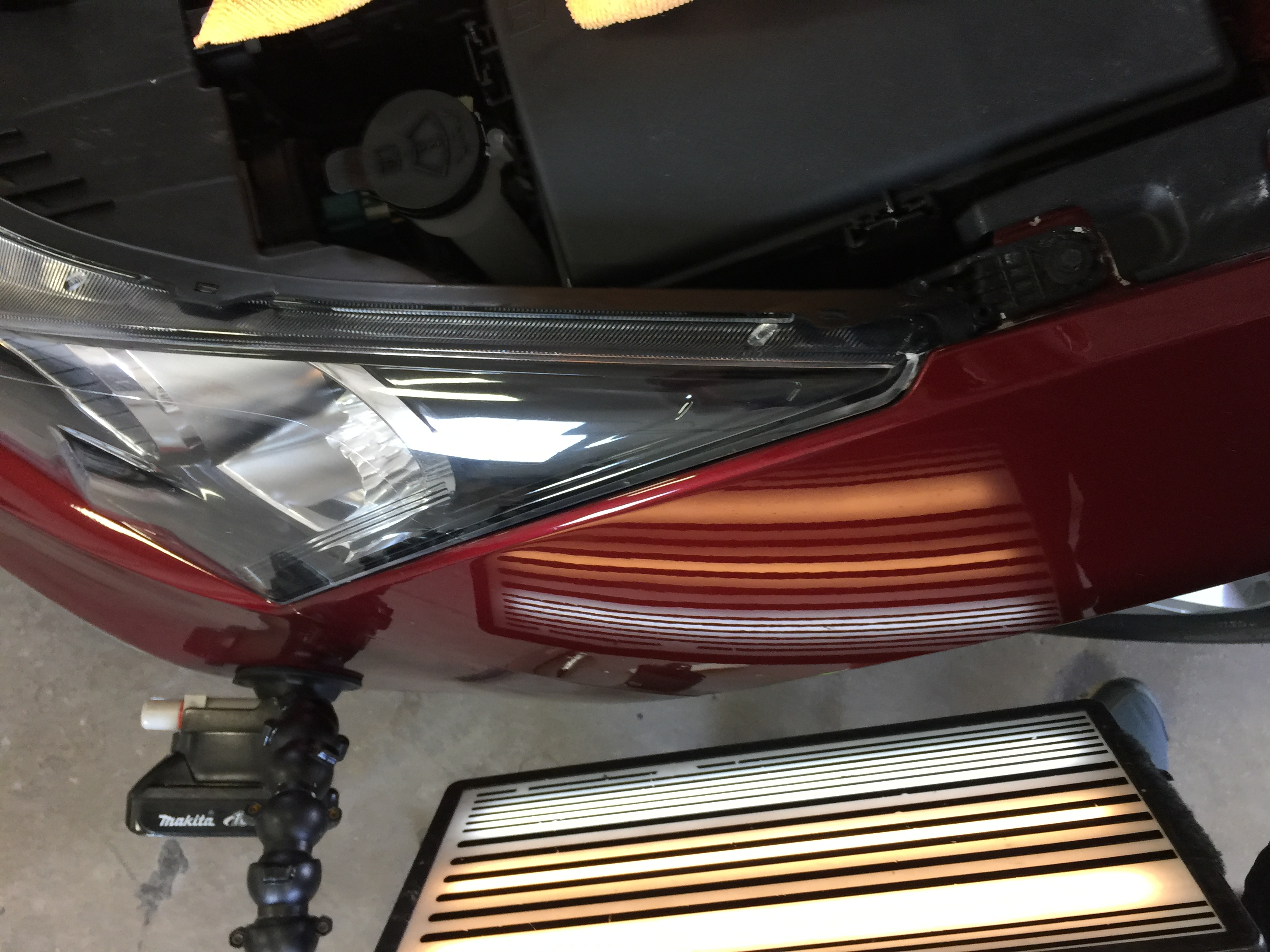 2015 Chevy Cruze Dent Removal on Drivers Fender | Dent Repair | Springfield, IL. Http://217dent.com
