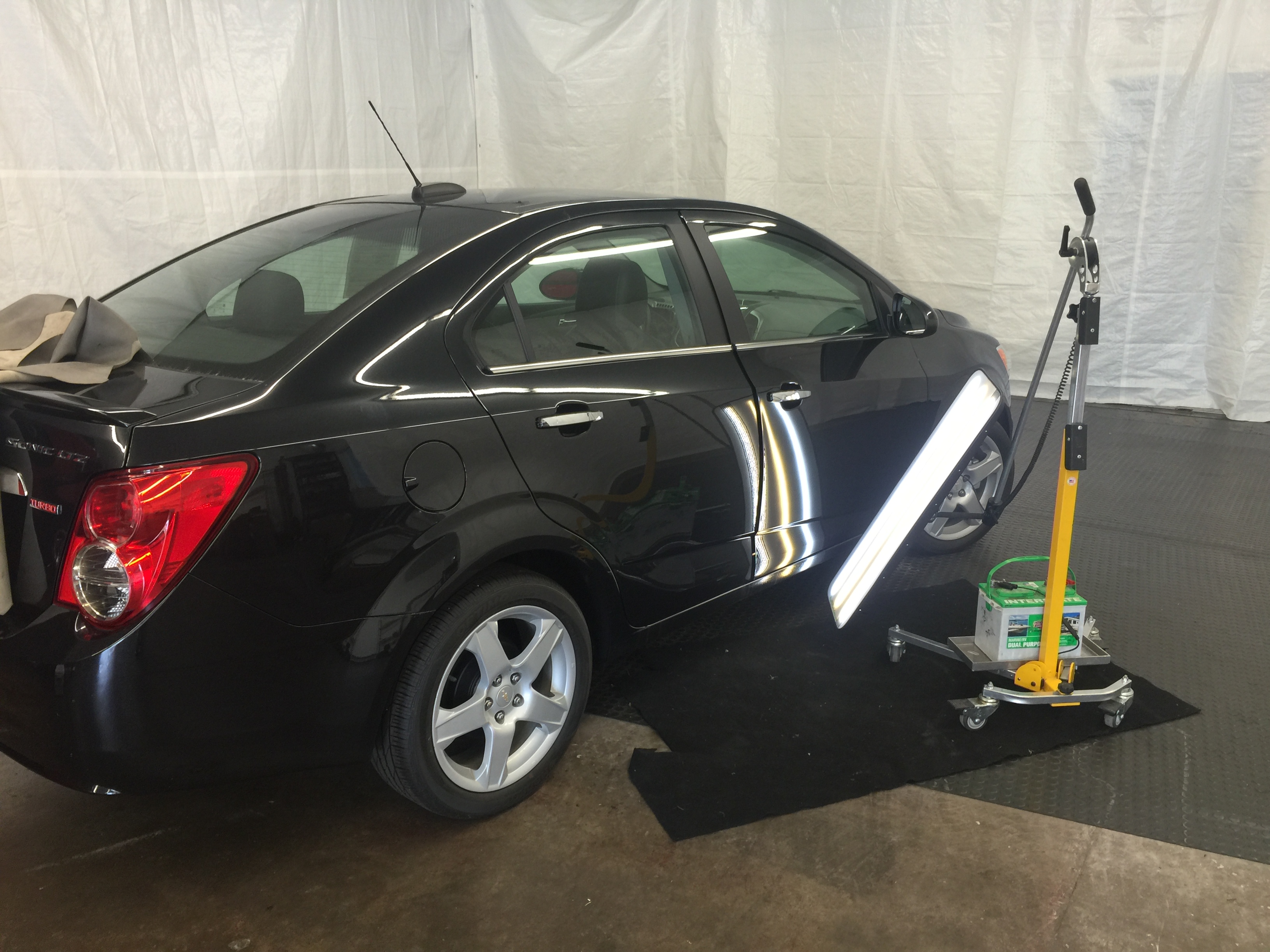 Springfield, IL Mobile Dent Repair 2015 Chevy Sonic http://217dent.com