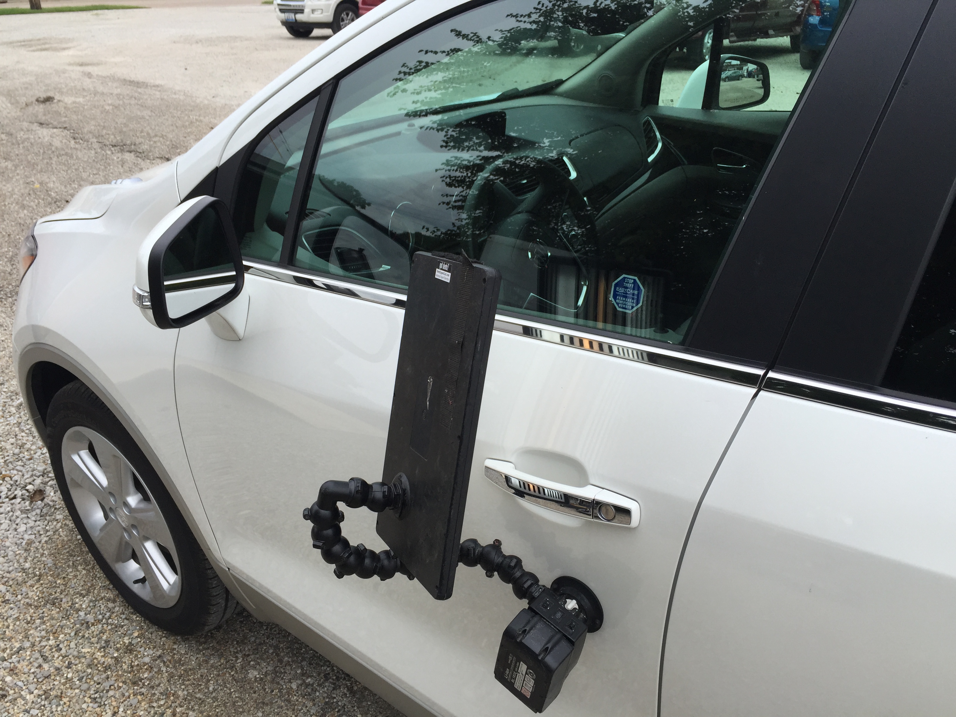 2015 Buick Encore, Dent Removal, Pana, IL. Dent in drivers door, http://217dent.com