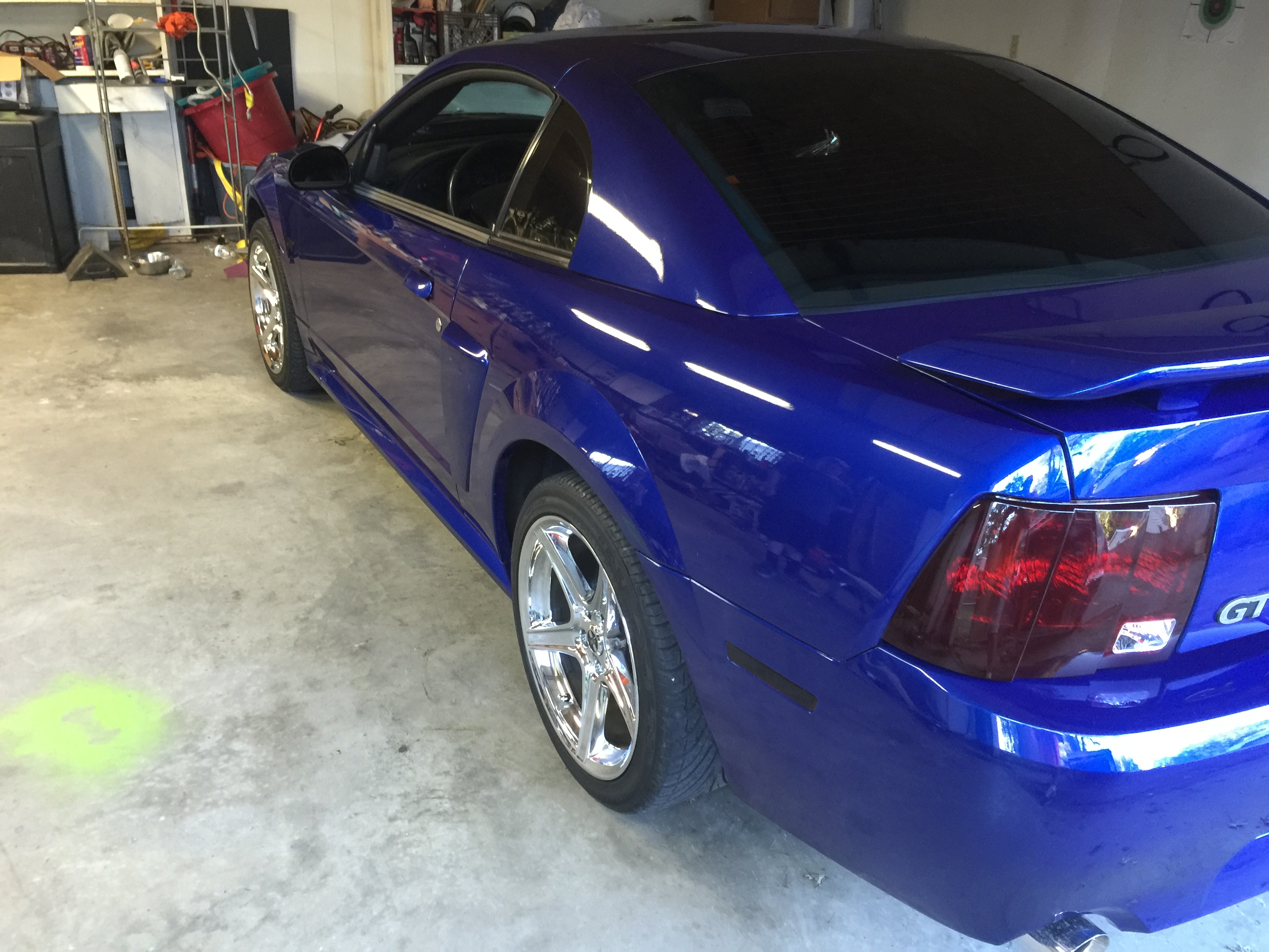 2004 Ford Mustang GT, Springfield, IL. Mobile dent removal http://217dent.com