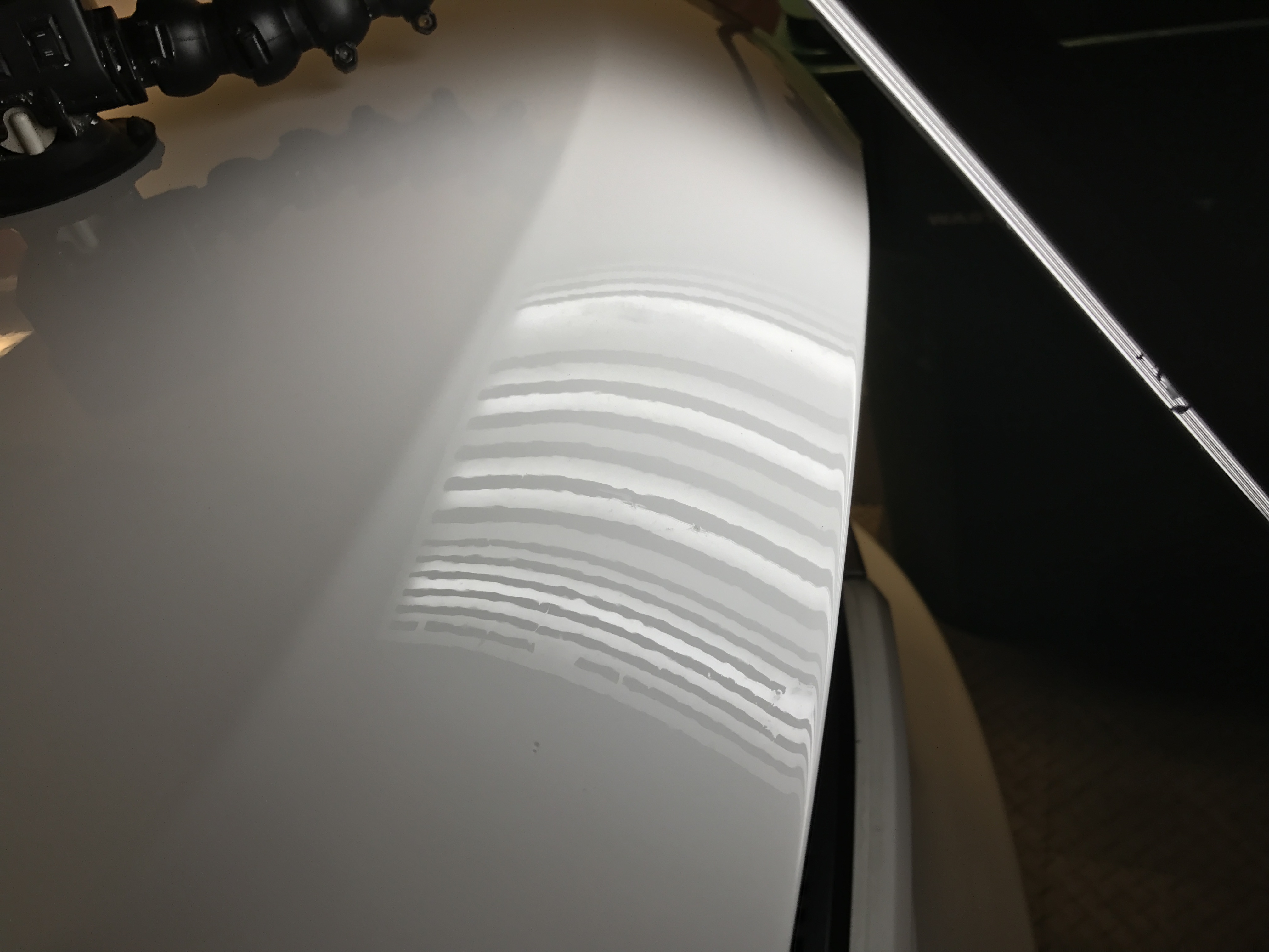 2015 Dodge Durango RT Paintless Dent Removal, Springfield IL http://217dent.com After Image of Hood Dents