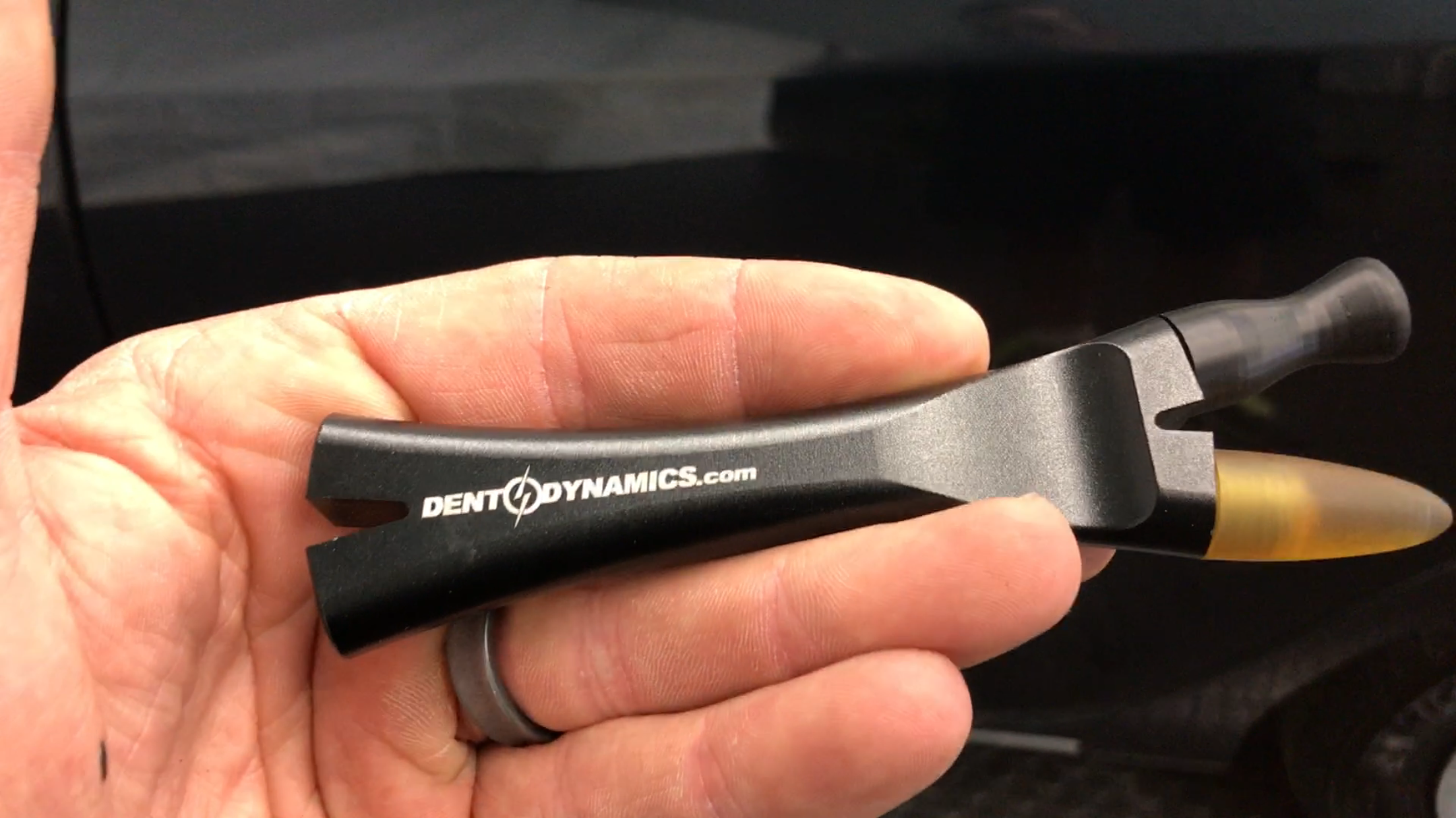 Tap down by dent dynamics. it's a duel tap down, http://217dent.com Springfield, IL, used in 2011 Toyota Camry Dent removal.