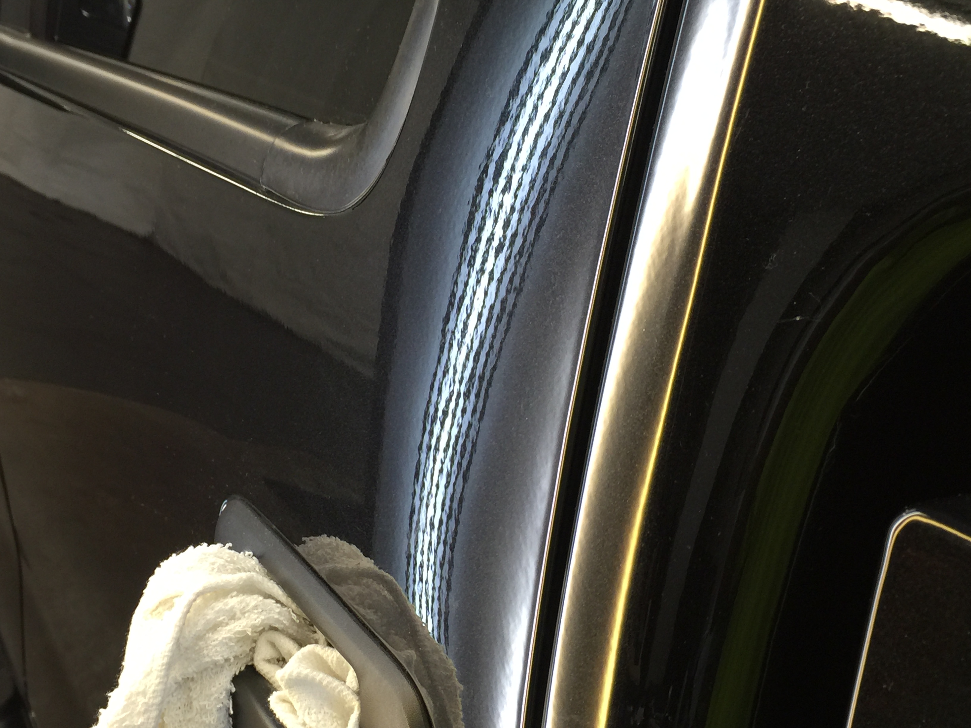 https://217dent.com 2014 Ford F-150 Dent Repair, Michael Bocek out of Springfield, IL. Drivers Side Rear Door, all glue pull dent removal. Paintless Dent Repair, Paintless Dent Removal, Taylorville, Decatur, Pana, IL