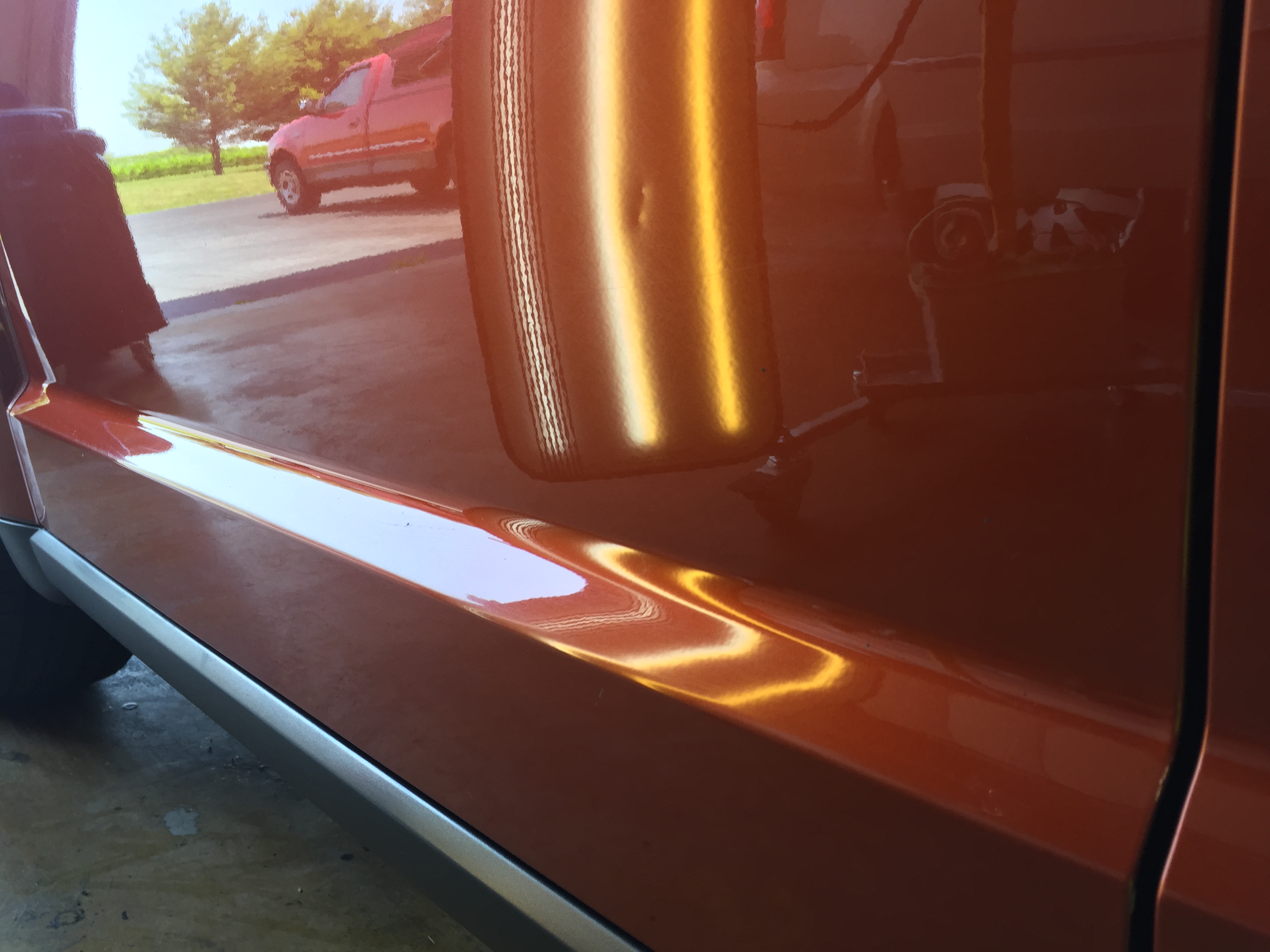 https://217dent.com 2013 Dodge Journey Drivers Door Dent Removal, Springfield Illinois