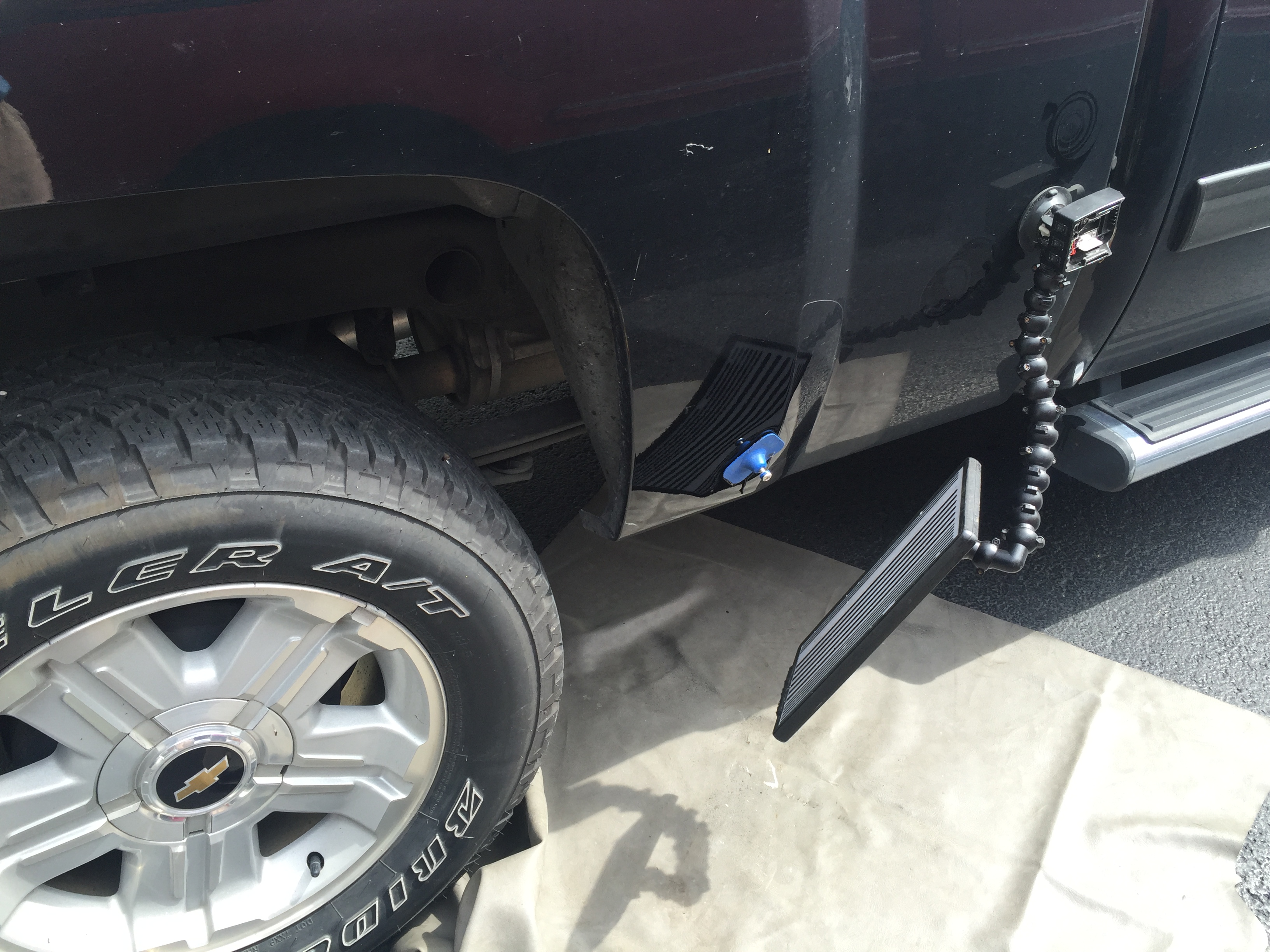 2011 Chevy Silverado Dent Repair, Michael Bocek out of Springfield, IL with https://217dent.com 217 dent