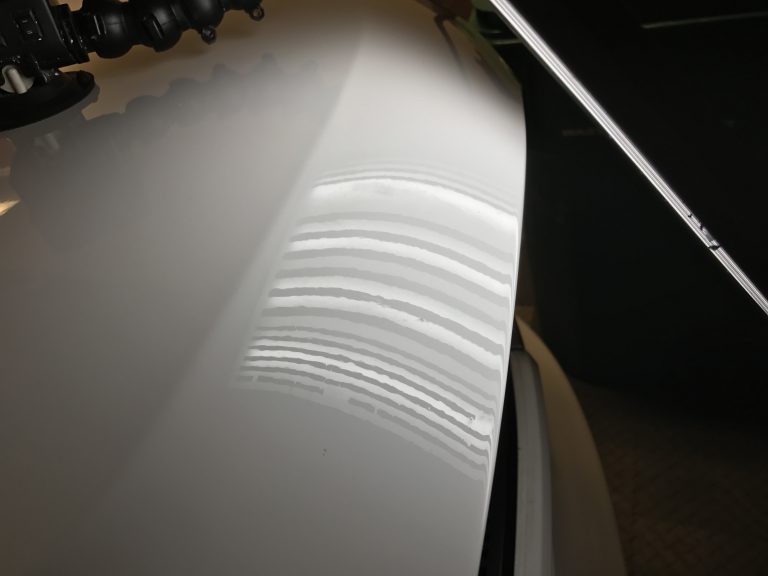 2015 Dodge Durango RT: hood dents, after paintless dent repair