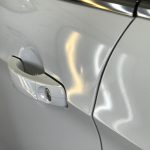 2016 Ford Escape, three dents in the drivers door, removed by Michael Bocek out of Springfield, IL. Before Image http://217dent.com