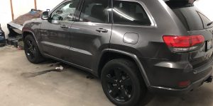 2015 Grand Cherokee Large Fender Damage Repaired in Springfield, IL http://217Dent.com
