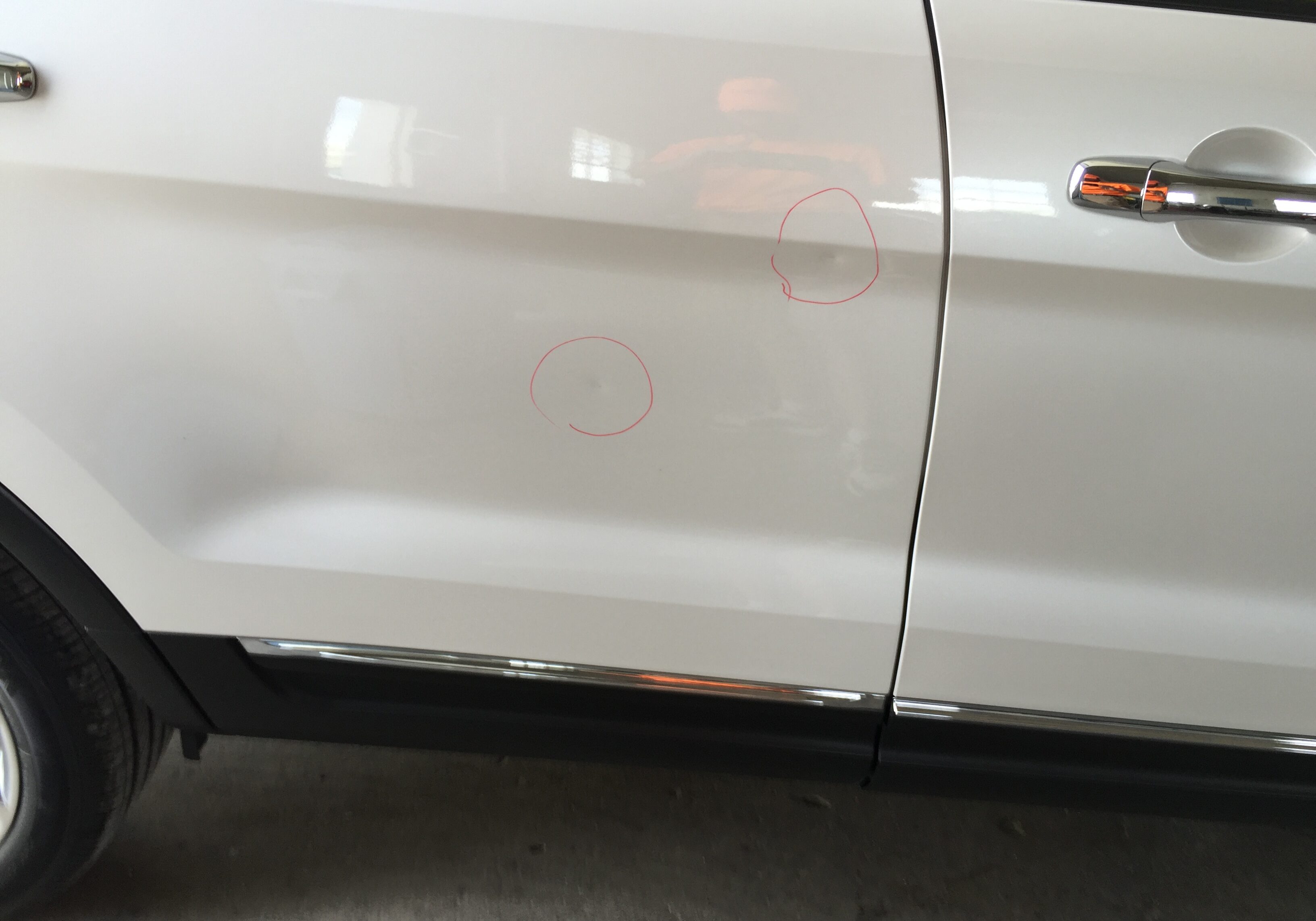2014 Ford Explorer XLT Tri Coat White, Paintless Dent Repair Springfield IL, Pana IL Taylorville IL